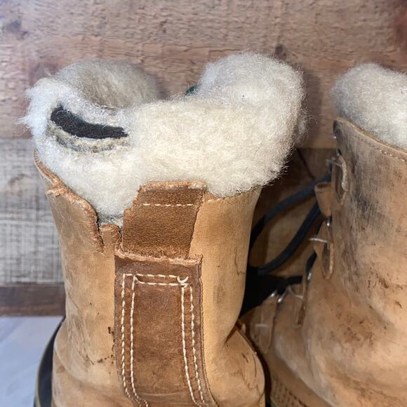 Sorel Caribou Leather Snow Boots Size 9 main image 4
